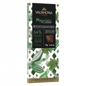 Manjari 64% dark chocolate Single Origin Madagascar bar 70 g
