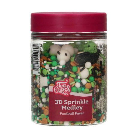 Medley en sucre 3D FunCakes Football Fever 70 g