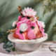 Fleurs comestibles en azyme FunCakes grande pivoine blanche 12,5 cm 1 pièce