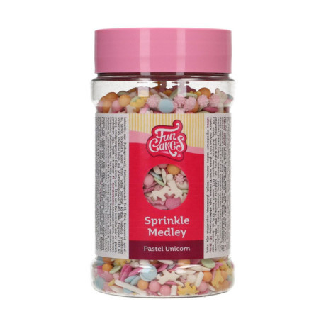 Medley en sucre FunCakes Pastel Unicorn 180 g
