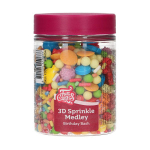 3D Sugar Medley FunCakes Birthday Bash 70 g