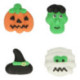 Décorations en sucre FunCakes emblèmes d'Halloween 12 pièces
