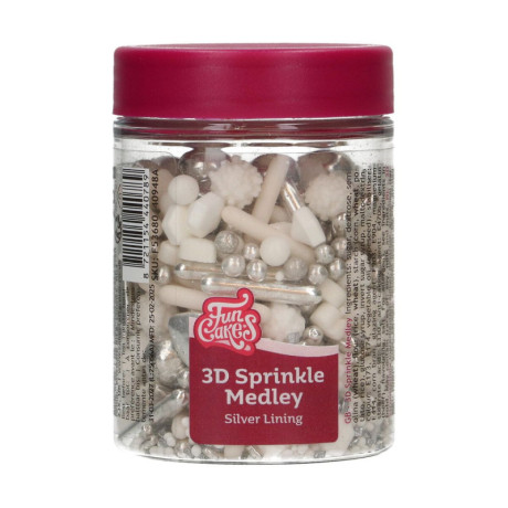3D Sugar Medley FunCakes Silver Lining 70 g