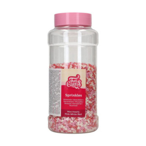 Sugar Mini Hearts FunCakes pink, white and red 450 g