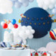 Balloon Topper PartyDeco airplane 29 cm