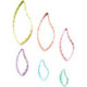 Double-Sided Cutters Wilton leaf 6 pieces