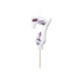 Bougie PartyDeco chiffre 7 blanc fleuri