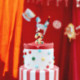 Bougie PartyDeco chiffre 2 losange