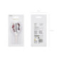 Bougie PartyDeco chiffre 0 blanc fleuri