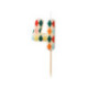 Bougie PartyDeco chiffre 4 losange