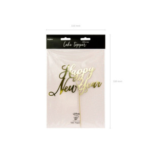 Topper PartyDeco Happy New Year or 24 cm