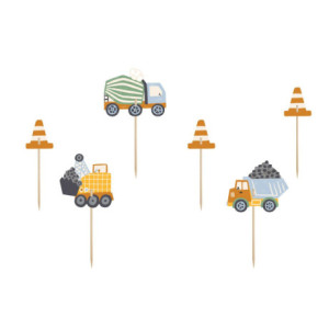 Toppers PartyDeco travaux de construction 6 pièces