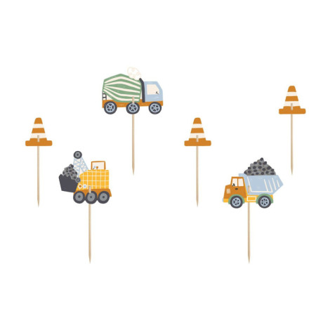 Toppers PartyDeco travaux de construction 6 pièces