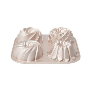 Moule à mini bundt cake Patisse 4 cavités