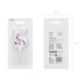 Bougie PartyDeco chiffre 5 blanc fleuri