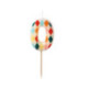 Bougie PartyDeco chiffre 0 losange