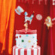 Bougie PartyDeco chiffre 1 losange