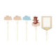 Toppers PartyDeco premier anniversaire 5 pièces