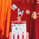 Bougie PartyDeco chiffre 9 losange