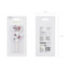 Bougie PartyDeco chiffre 2 blanc fleuri