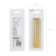 Bougies PartyDeco or 14 cm (lot de 12)