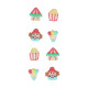 Décors en sucre FunCakes Cirque 8 pièces