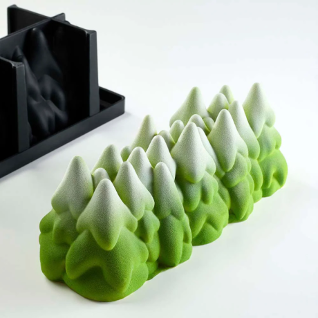 Silicone Log Mold Snow Tree Log 250 x 90 x 95 mm