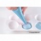 Moule silicone demi-sphères vrillées Ø 75 mm