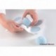 Moule silicone demi-sphères vrillées Ø 75 mm