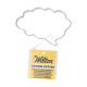 Wilton Cookie Cutter Text Cloud 7,5 cm