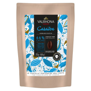Caraïbe 66% dark chocolate Blended Origins beans 250 g
