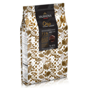 Oqo 73% textured dark chocolate Pure Origin Madagascar blocks 3 kg