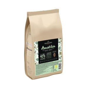 Amatika 46% chocolat vegan de couverture Grand Cru blocs 3 kg