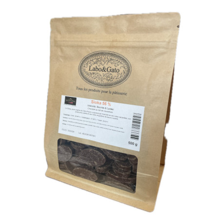 Sioka 46% milk chocolate Single Origin Ivory Coast beans 500 g